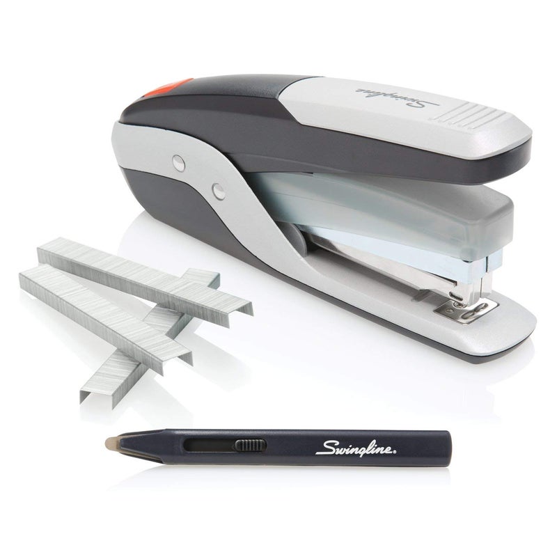 Swingline Stapler Value Pack, 28 Sheet Capacity, Jam Free, Reduced Effort, includes Quick Touch Stapler, 5000 Staples and Staple Remover, Metal, Black and Silver (S7064580) - Image 1